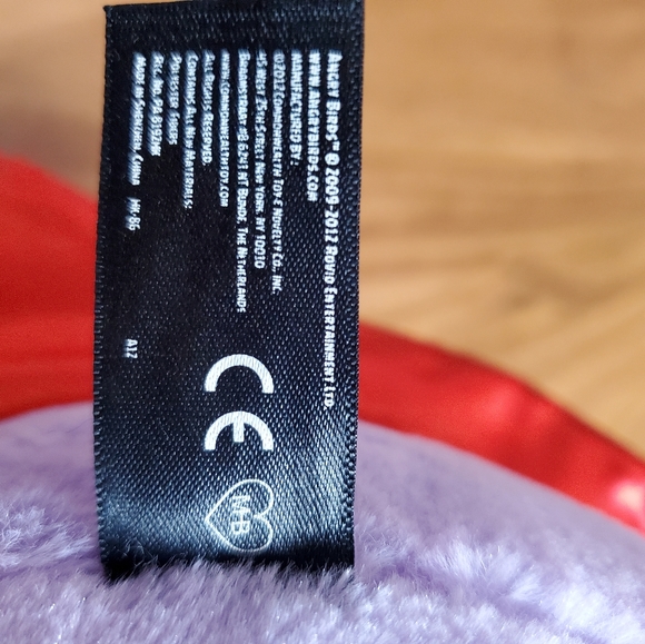 Angry Birds Space Lazer Purple Bird 9" Plush Toy - Picture 7 of 7